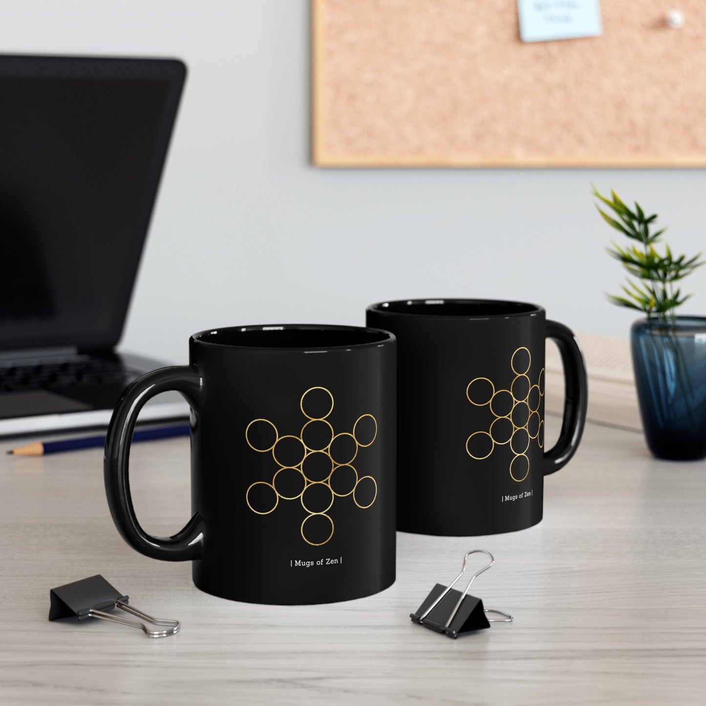 Fruit of Life - 11oz Black Mug