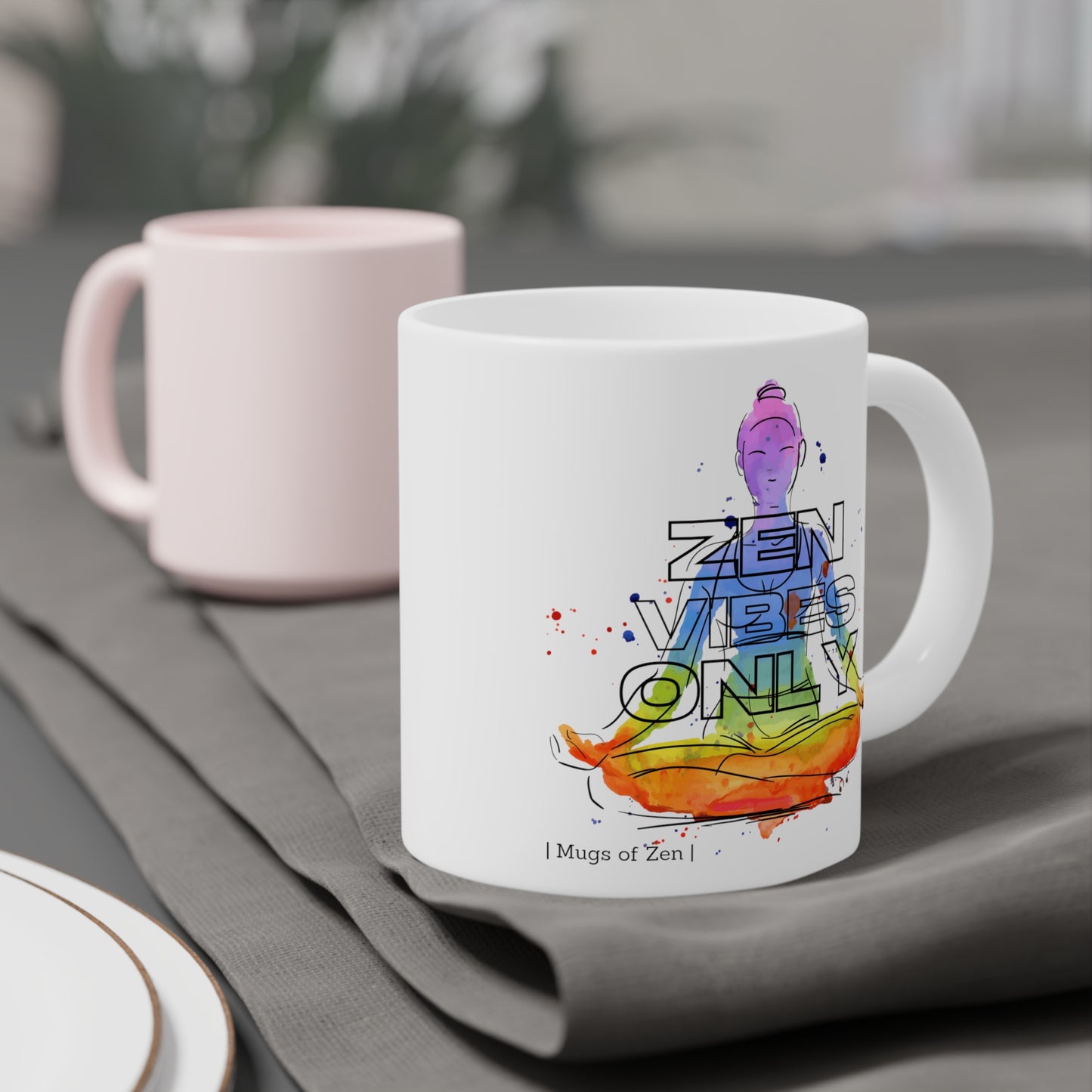 Zen Vibes Only; Meditation - Ceramic Mugs (11oz\15oz\20oz)