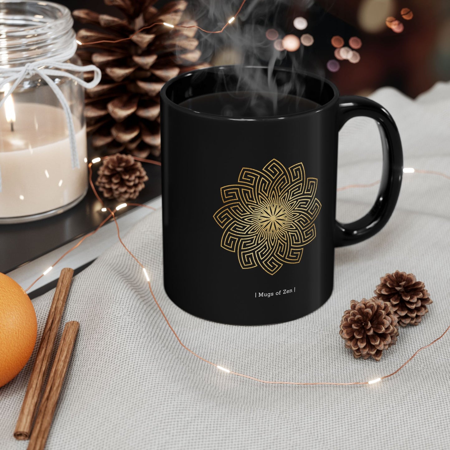 Star Maze - 11oz Black Mug