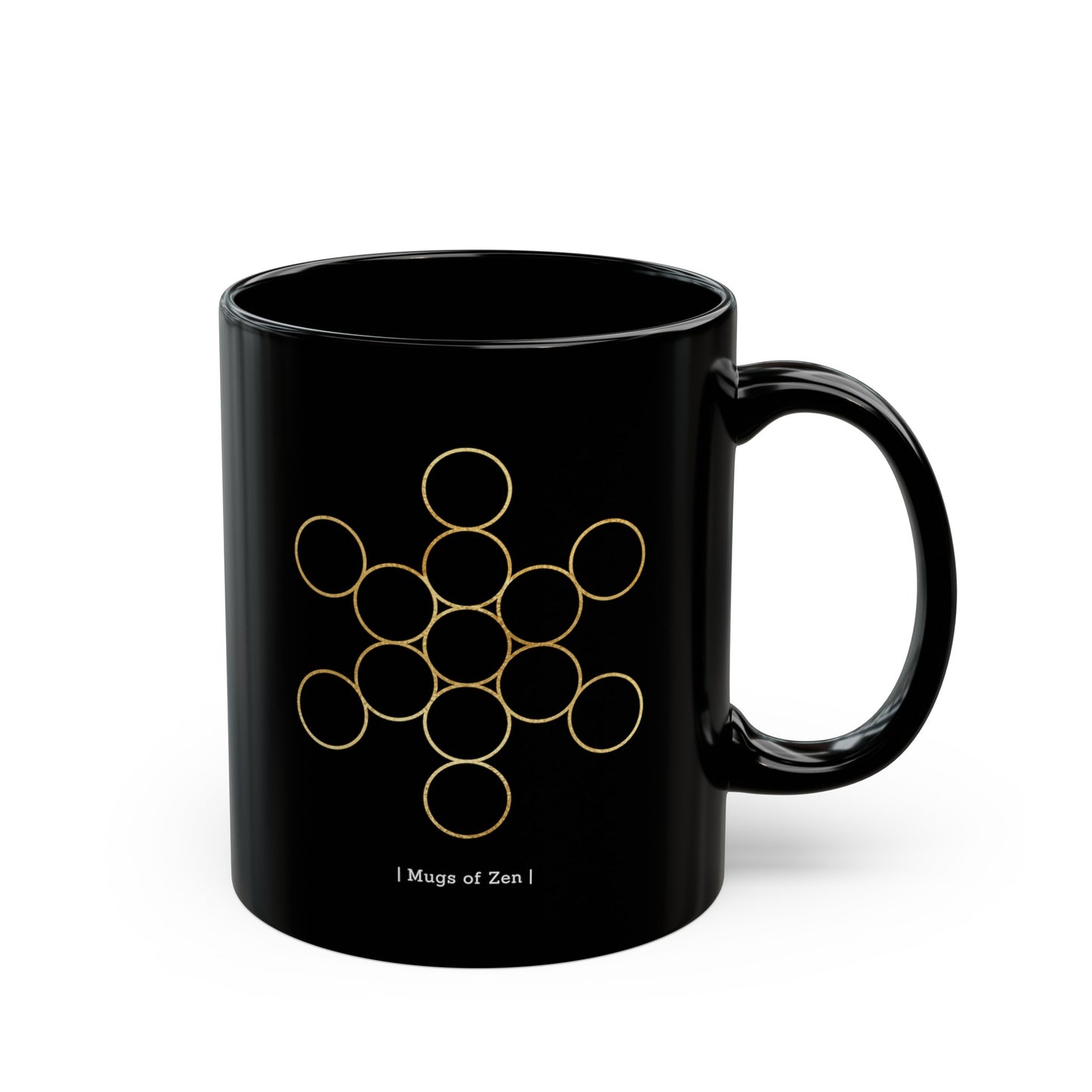 Fruit of Life - 11oz Black Mug