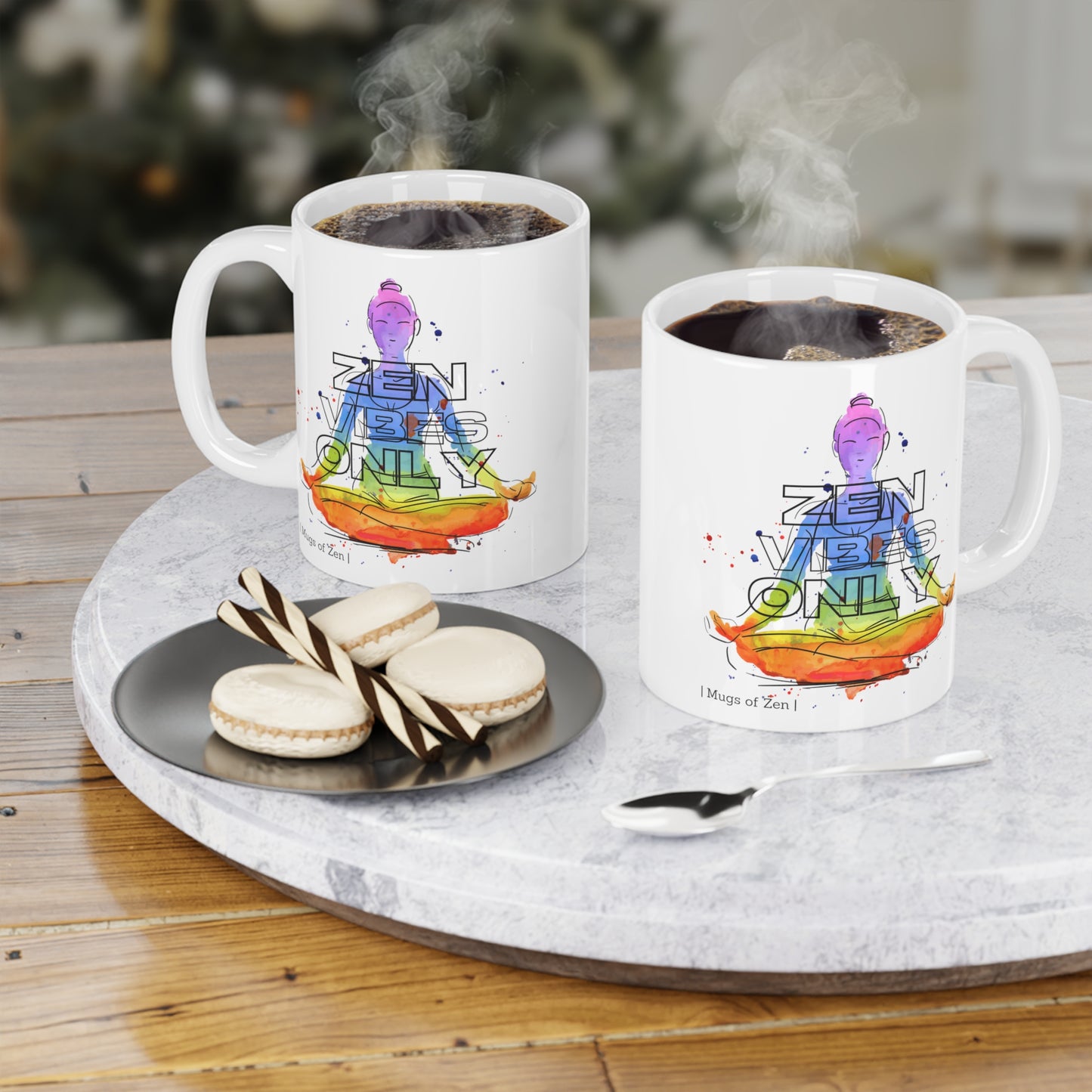 Zen Vibes Only; Meditation - Ceramic Mugs (11oz\15oz\20oz)